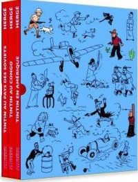 Coffret Tintin Soviets-Congo-Amérique colorisés