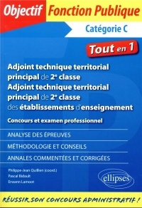 Adjoint technique territorial principal de 2e classe - Adjoint technique territorial principal de 2e classe des établissements d'enseignement (concours et examens professionnels). Catégorie C