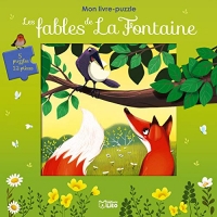 Mon livre puzzle 12 pièces : Les fables de la Fontaine - Dès 3 ans