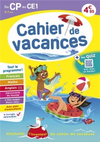 Cahier de vacances 2023, du CP vers le CE1 6-7 ans: Magnard, l’inventeur du cahier de vacances