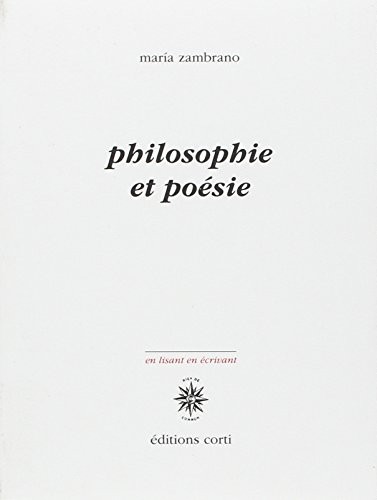 Philosophie et poésie