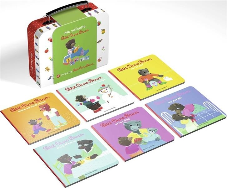 Ma valisette Petit Ours Brun - Coffret 6 poches