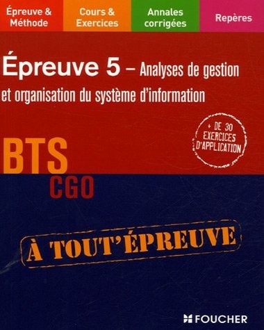 EP5 ANALYSE DE GESTION BTS CGO (Ancienne édition)