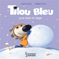 Tilou bleu : Tilou bleu joue dans la neige