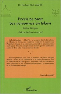 Précis de droit des personnes en Islam : Edition bilingue français-arabe