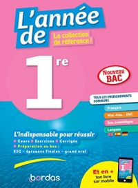 L'année de 1re - Enseignements communs