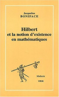 Hilbert et la notion d'existence en mathématiques