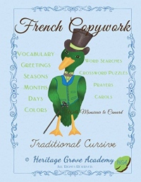 French Handwriting Copywork: Traditional Cursive