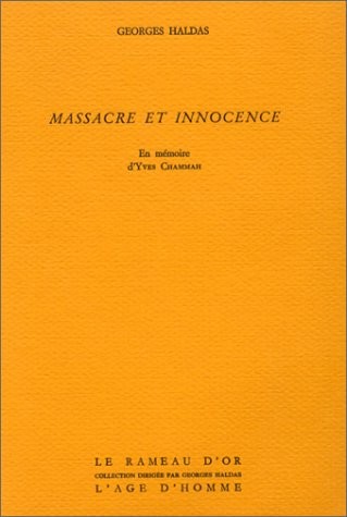 Massacre et Innocence [9782825129364]