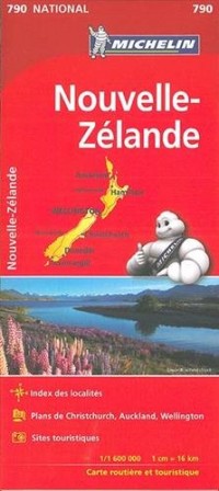 Carte Nouvelle-Zélande Michelin