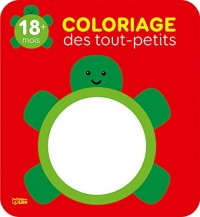 Coloriage des tout-petits: La tortue - 18 mois