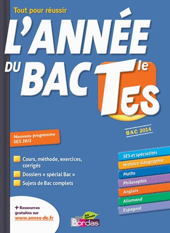 ANNEE DU BAC TERMINALE ES