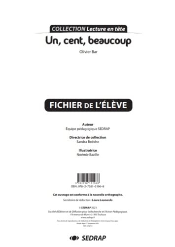 Un, cent, beaucoup - le fichier