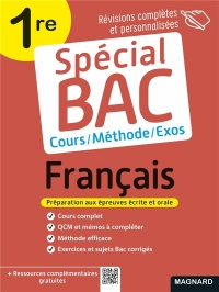 Spécial Bac Français 1re: Cours complet, méthode, exercices et sujets pour réussir l'examen