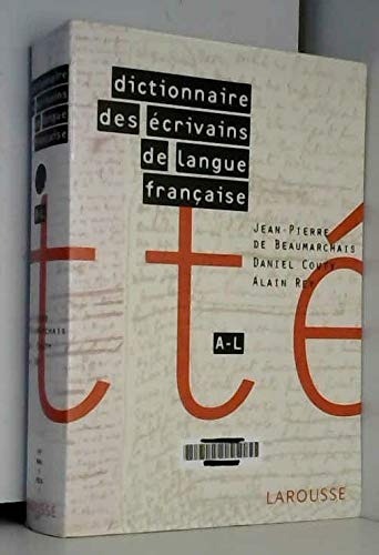 Dictionnaire des écrivains de langue française [9782035051738]
