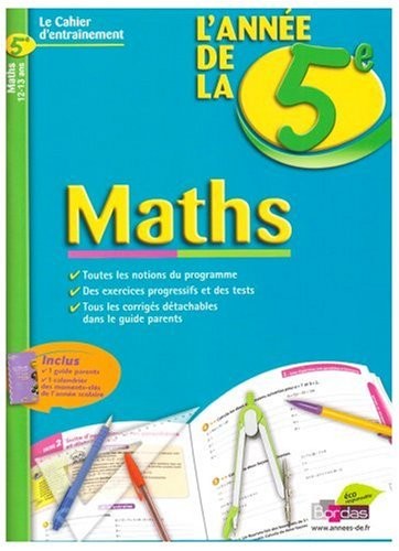Maths : L'année de la 5e