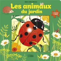 Livre puzzle 9p animaux jardin