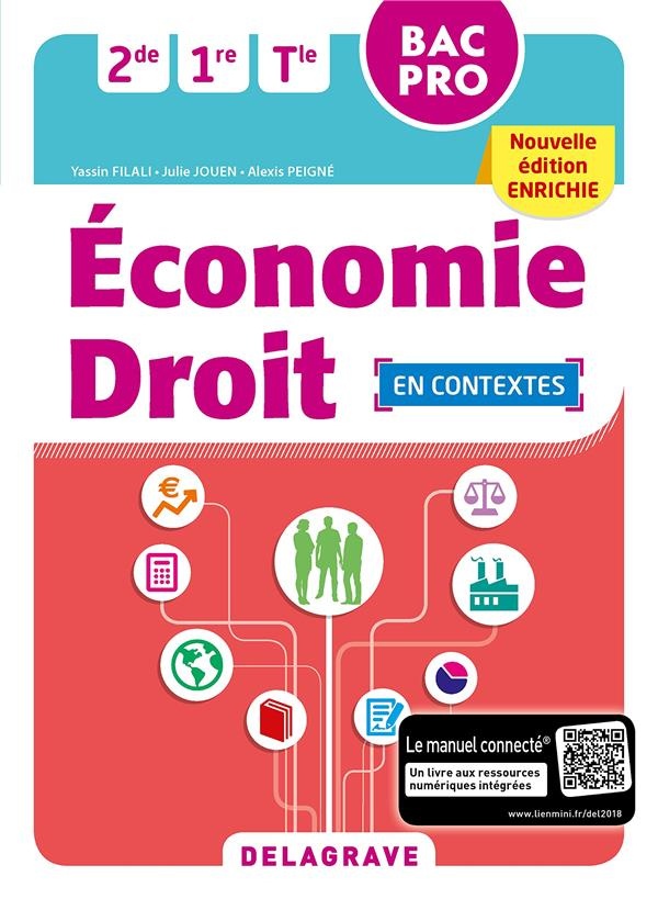 Économie Droit 2de, 1re, Tle Bac Pro (2018) - Pochette élève