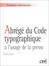 Abrégé du code typographique