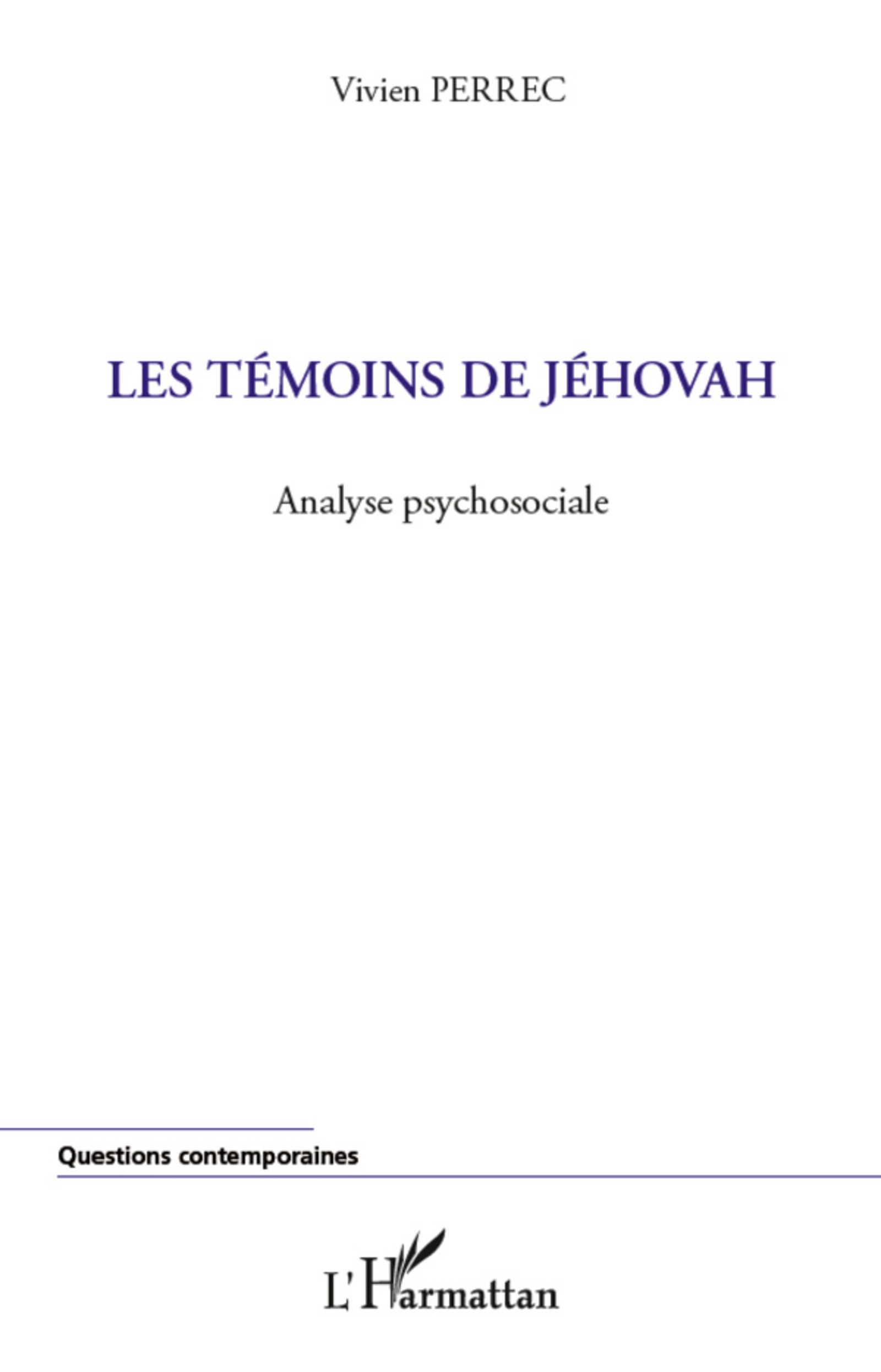 Témoins de jehovah (perrec) analyse psychosociale