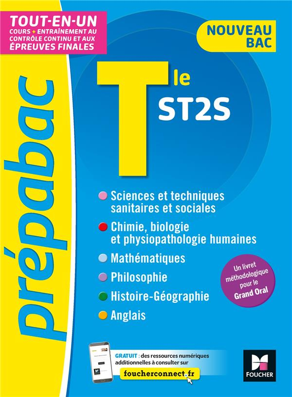 PREPABAC - Toute la terminale ST2S - Nouveau bac - Contrôle continu et épreuves finales - Révision