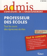 Concours Professeur des écoles - Tout le cours de épreuves écrites - Admis - Tout le concours