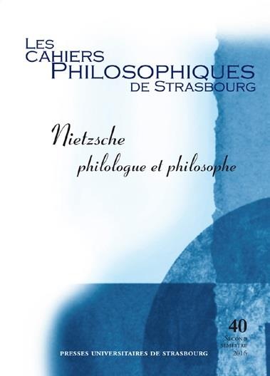 Nietzsche : Philosophie et philologue