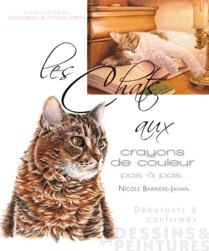 Les chats aux crayons de couleur
