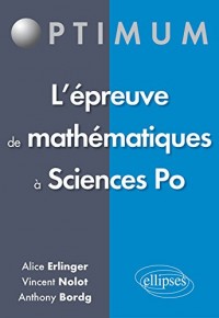 L'Épreuve de Mathématiques à Sciences Po