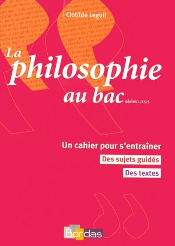 CAHIER PHILO AU BAC L ES S