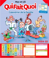 Calendrier de la famille Max et Lili 2024-2025