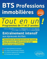 BTS Professions Immobilières Tout en un Programmes de 1re et 2e Années