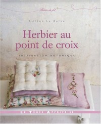 Herbier au point de croix - Inspiration botanique