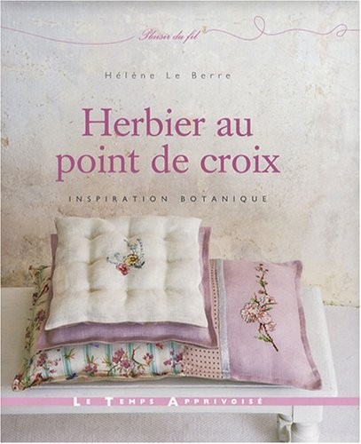 Herbier au point de croix - Inspiration botanique