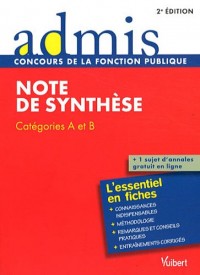 Note de synthèse : Catégories A et B