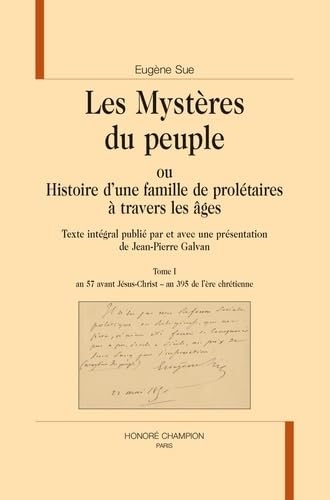 Les mystères du peuple, ou Histoire d'une famille de prolétaires à travers les âges: Pack en 6 volumes