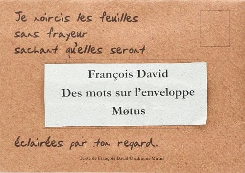 Enveloppe Poème Argile par 4