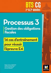 Réussir l'épreuve - PROCESSUS 3 BTS CG 1re et 2e années - Éd. 2017 - Manuel élève