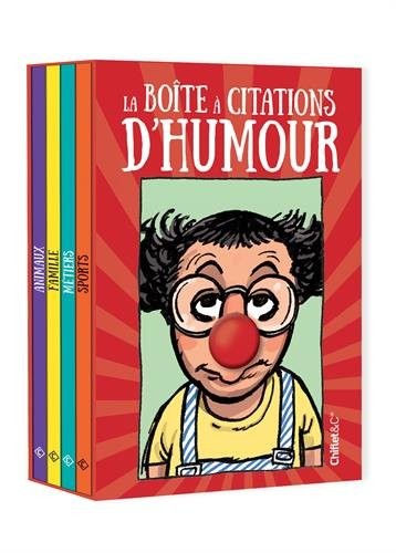 Coffret la boîte à citations d'humour