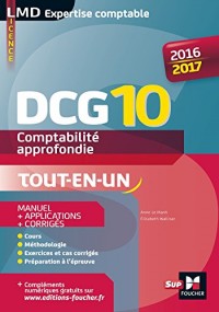 DCG 10 - Comptabilité approfondie - Manuel - Millésime 2016-2017