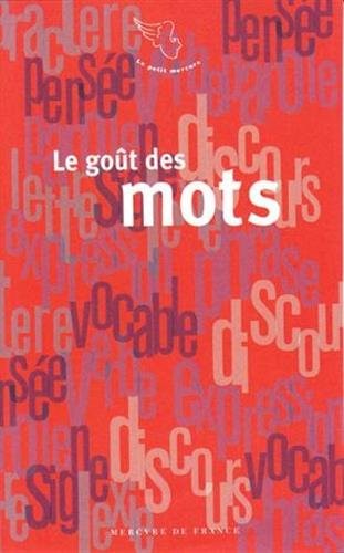 Le goût des mots