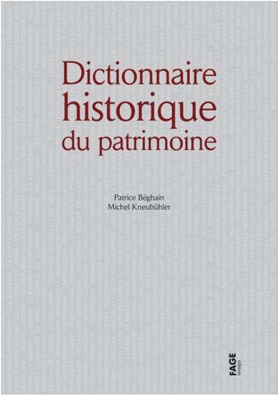 Dictionnaire historique du patrimoine