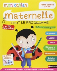 Mon cahier maternelle 3/4 ans