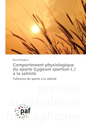 Comportement physiologique du sparte (Lygeum spartum L.) à la salinité