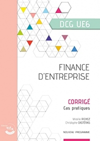 Finance d'entreprise - Corrigé: UE 6 du DCG