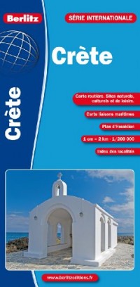 Crète, carte routière et touristique
