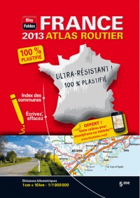 France - Mini Atlas Plastifié 2013 - Echelle : 1/1 000 000