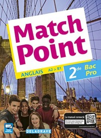 Match Point, anglais 2de Bac Pro (2016) - Pochette élève