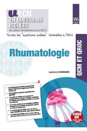 Rhumatologie : QCM et QROC