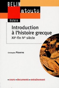 Introduction à l'histoire grecque